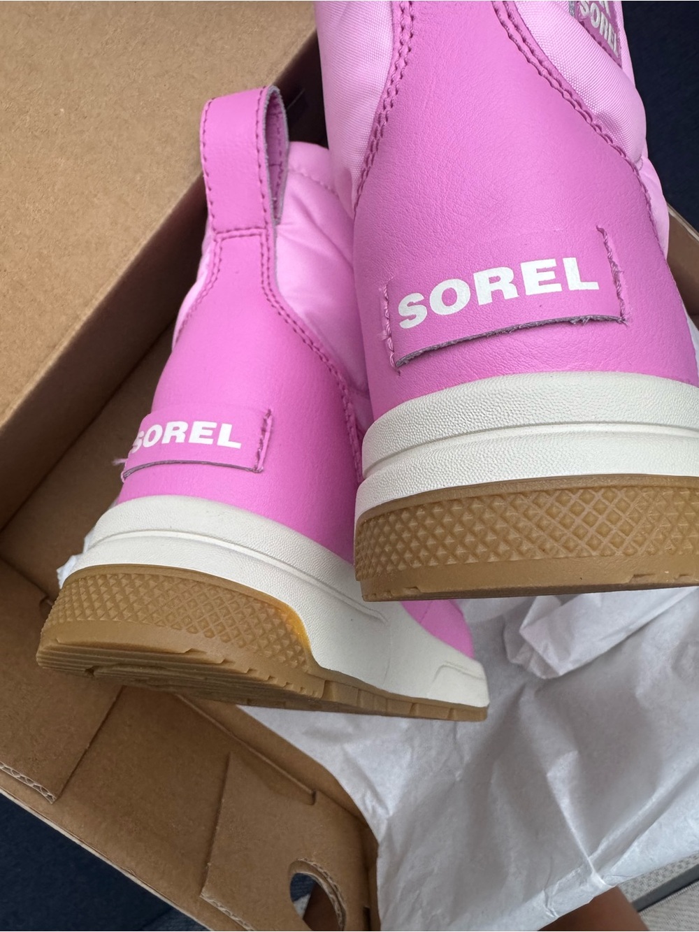 Sorel Whitney III Plus Snow Boots Kids Size 3 Hot Pink Waterproof Winter Boots - Picture 7 of 10
